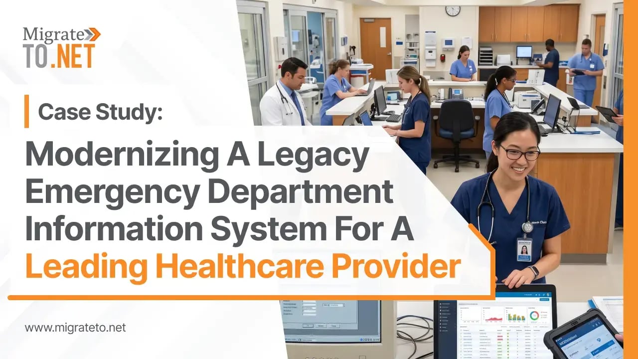 Case Study-Banner - Modernizing a Legacy Emergency Department Information System for a Leading Healthcare Provider 1