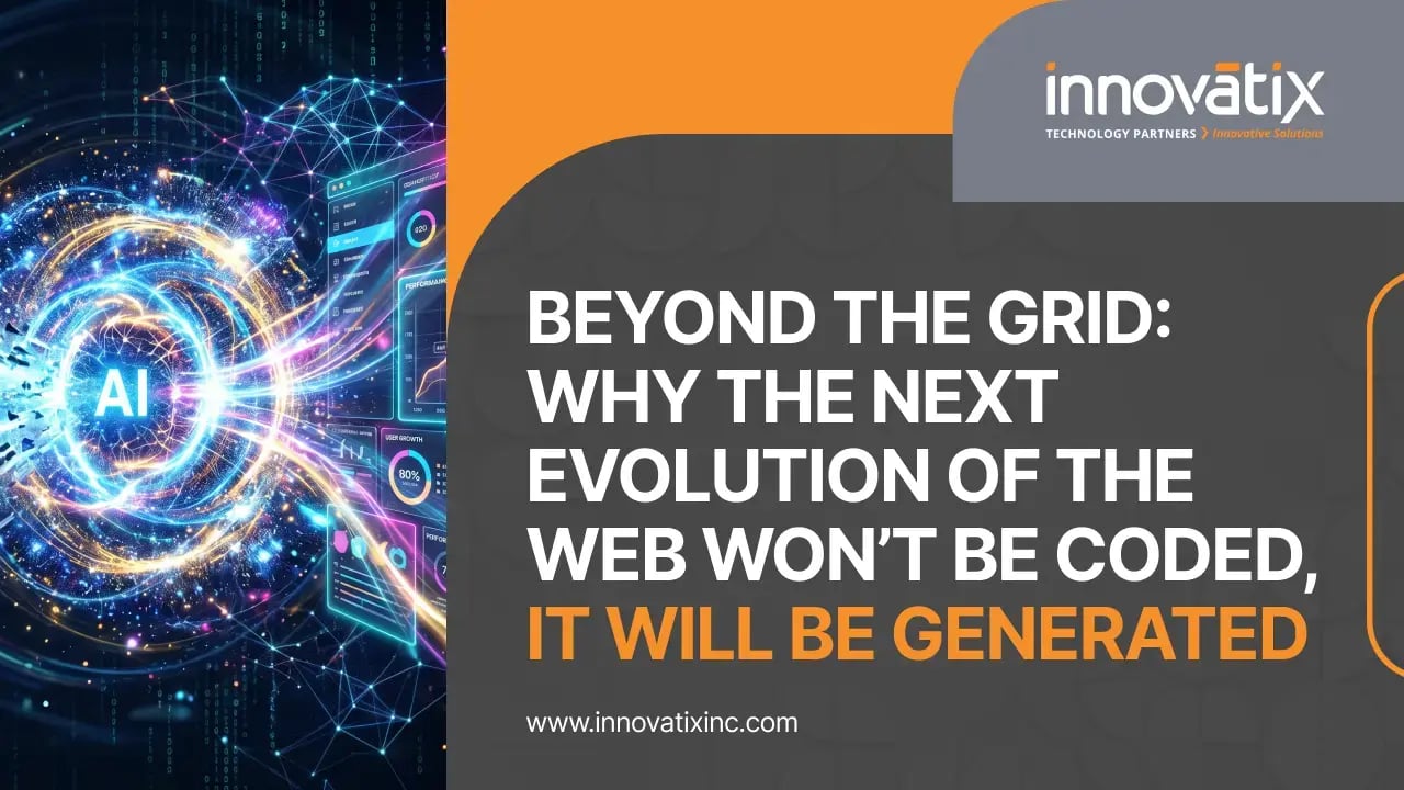Whitepaper Banner - Beyond the Grid_ Why the Next Evolution of the Web Won’t Be Coded, It Will Be Generated
